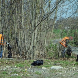 Bezrobotni sprzątają miasto. Dwa razy w tygodniu zbierają wiele odpadów