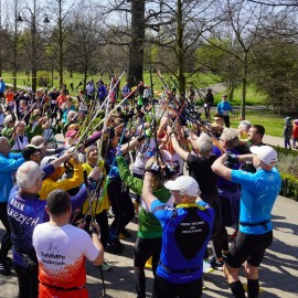 powiększ zdjęcie: Mistrzostwa Legnicy w Nordic Walking. Kto doszedł najszybciej?