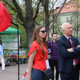 powiększ zdjęcie: Radośnie obchodziliśmy majowe święta. Było wiele atrakcji