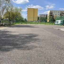 powiększ zdjęcie: LBO. Coraz bliżej do przekazania mieszkańcom boiska przy ul. Stanisławowskiej