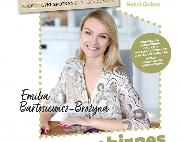 MOCna w biznes. Zapraszamy dziś na spotkanie z Emilią Bartosiewicz - Brożyną