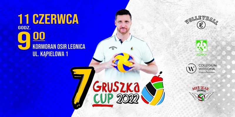 Gruszka CUP 2022 w Legnicy. Zapraszamy na turniej siatkarski na Kormoranie