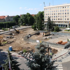 Przebudowa Placu Słowiańskiego. Powstaje wielki zbiornik retencyjny