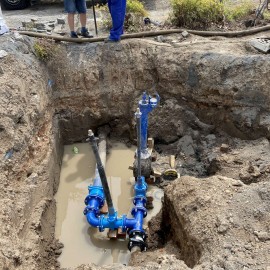 powiększ zdjęcie: Przebudowa Placu Słowiańskiego. Powstaje wielki zbiornik retencyjny