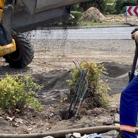 powiększ zdjęcie: Przebudowa Placu Słowiańskiego. Powstaje wielki zbiornik retencyjny