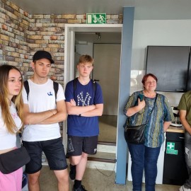 powiększ zdjęcie: Grupa legnickich uczniów wróciła z naszego partnerskiego miasta Wuppertal