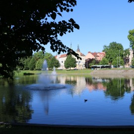 Na Kozim Stawie zamontowano dwie kolejne fontanny aeratory