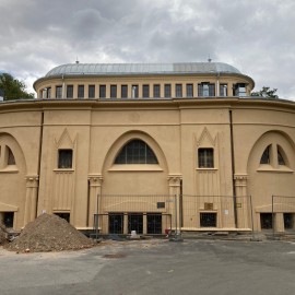 powiększ zdjęcie: Kolejny etap renowacji kaplicy cmentarnej. Zobacz jak przebiegają prace