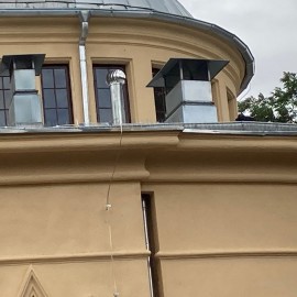 powiększ zdjęcie: Kolejny etap renowacji kaplicy cmentarnej. Zobacz jak przebiegają prace