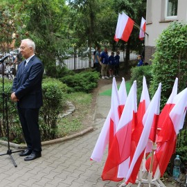 powiększ zdjęcie: Uczciliśmy 78 rocznicę Powstania Warszawskiego