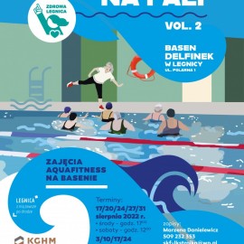 powiększ zdjęcie: Zdrowa Legnica. Zapraszamy na zajęcia aqua fitness na basenie Delfinek
