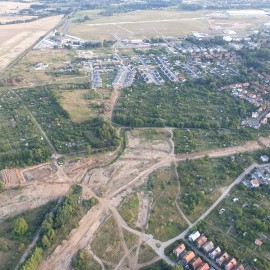 powiększ zdjęcie: III etap zbiorczej drogi południowej. Zobacz jak przebiegają prace