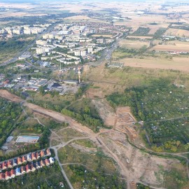 powiększ zdjęcie: III etap zbiorczej drogi południowej. Zobacz jak przebiegają prace