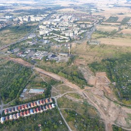 powiększ zdjęcie: III etap zbiorczej drogi południowej. Zobacz jak przebiegają prace