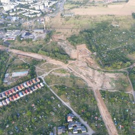 powiększ zdjęcie: III etap zbiorczej drogi południowej. Zobacz jak przebiegają prace