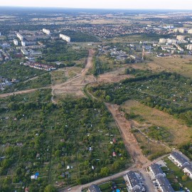 powiększ zdjęcie: III etap zbiorczej drogi południowej. Zobacz jak przebiegają prace