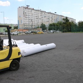 powiększ zdjęcie: Orlik przy ul. Polarnej będzie już niebawem miał nową nawierzchnię