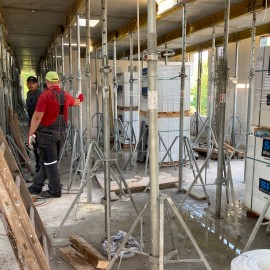 powiększ zdjęcie: Budowa Domu Opieki nad Matką i Dzieckiem. Zobacz, jak przebiegają prace
