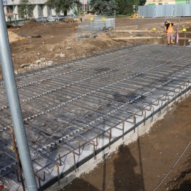 powiększ zdjęcie: Przebudowa placu Słowiańskiego. Prace w przejściu podziemnym