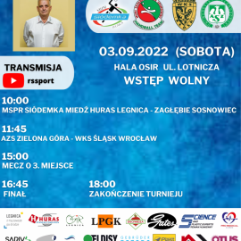 powiększ zdjęcie: W sobotę IV Memoriał Zdzisława Woźniaka w hali przy ul. Lotniczej w Legnicy