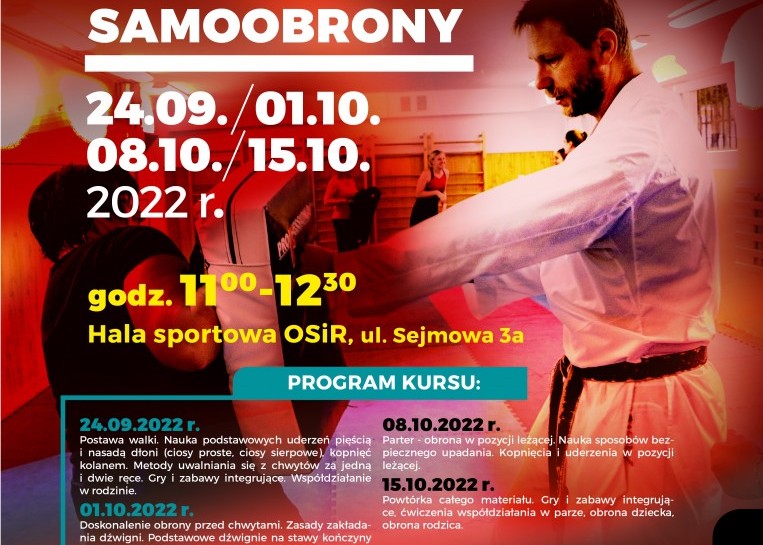 Bezpłatny Rodzinny kurs samoobrony w Legnicy