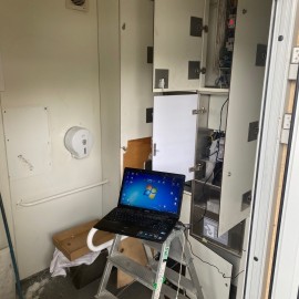 powiększ zdjęcie: Remont automatycznego szaletu