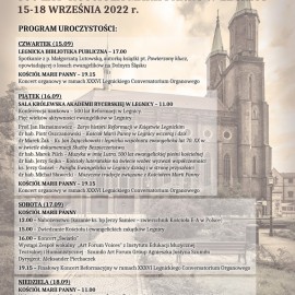 powiększ zdjęcie: Jubileusz 500 – lat Reformacji w Legnicy