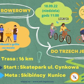 Wsiądź na rower i ruszaj do trzech jezior. Zapraszamy w niedzielę na rajd