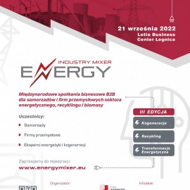 powiększ zdjęcie: Energy Industry Mixer w Legnicy