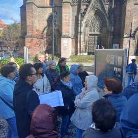 powiększ zdjęcie: Legnickie Spacery Historyczne. Poznaliśmy historię kościoła Mariackiego