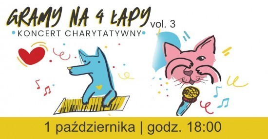 Przyjdź na koncert do Akademii Rycerskiej i pomóż zwierzętom