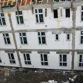 powiększ zdjęcie: Budowa Domu Opieki nad Matką i Dzieckiem. Zobacz jak przebiegają prace