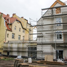 powiększ zdjęcie: Budowa Domu Opieki nad Matką i Dzieckiem. Zobacz jak przebiegają prace