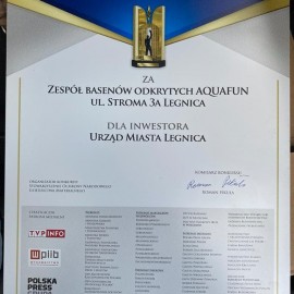powiększ zdjęcie: AquaFun w gronie finalistów Konkursu Modernizacja Roku