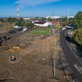 powiększ zdjęcie: III etap zbiorczej drogi południowej. Zobacz jak przebiegają prace