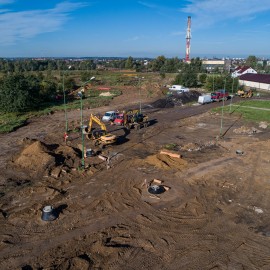 powiększ zdjęcie: III etap zbiorczej drogi południowej. Zobacz jak przebiegają prace