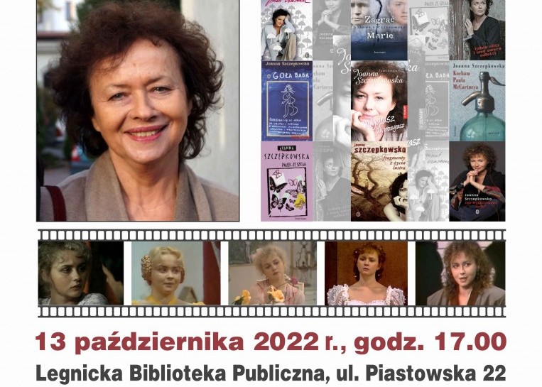 Zapraszamy na spotkanie ze znaną aktorką i pisarką Joanną Szczepkowską