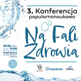 Zdrowa Legnica. Weź udział w konferencji popularnonaukowej „Na fali zdrowia”