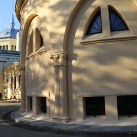 powiększ zdjęcie: Kolejny etap renowacji kaplicy cmentarnej już zakończony