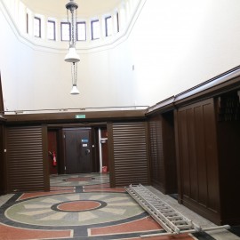 powiększ zdjęcie: Kolejny etap renowacji kaplicy cmentarnej już zakończony