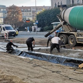 Przebudowa Placu Słowiańskiego. Zobacz jak przebiegają prace