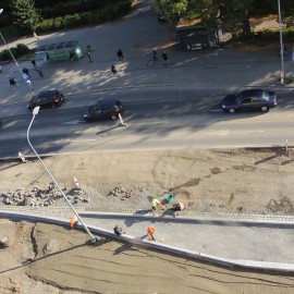 powiększ zdjęcie: Przebudowa Placu Słowiańskiego. Zobacz jak przebiegają prace