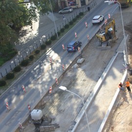 powiększ zdjęcie: Przebudowa Placu Słowiańskiego. Zobacz jak przebiegają prace