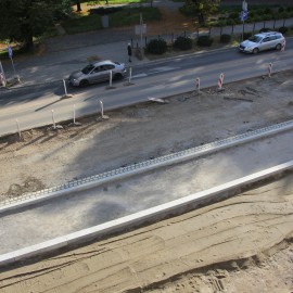 powiększ zdjęcie: Przebudowa Placu Słowiańskiego. Zobacz jak przebiegają prace