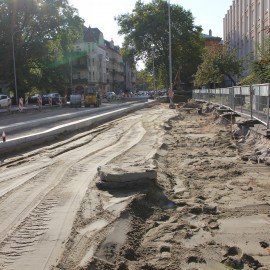powiększ zdjęcie: Przebudowa Placu Słowiańskiego. Zobacz jak przebiegają prace