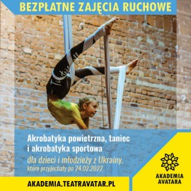 powiększ zdjęcie: Bezpłatne zajęcia ruchowe dla osób z Ukrainy!