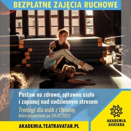 powiększ zdjęcie: Bezpłatne zajęcia ruchowe dla osób z Ukrainy!