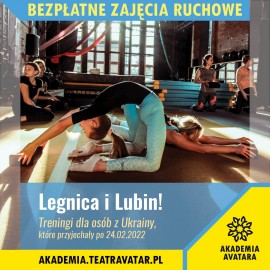 powiększ zdjęcie: Bezpłatne zajęcia ruchowe dla osób z Ukrainy!