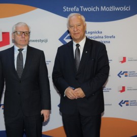 powiększ zdjęcie: Jubileusz Legnickiej Specjalnej Strefy Ekonomicznej. Życzenia prezydenta