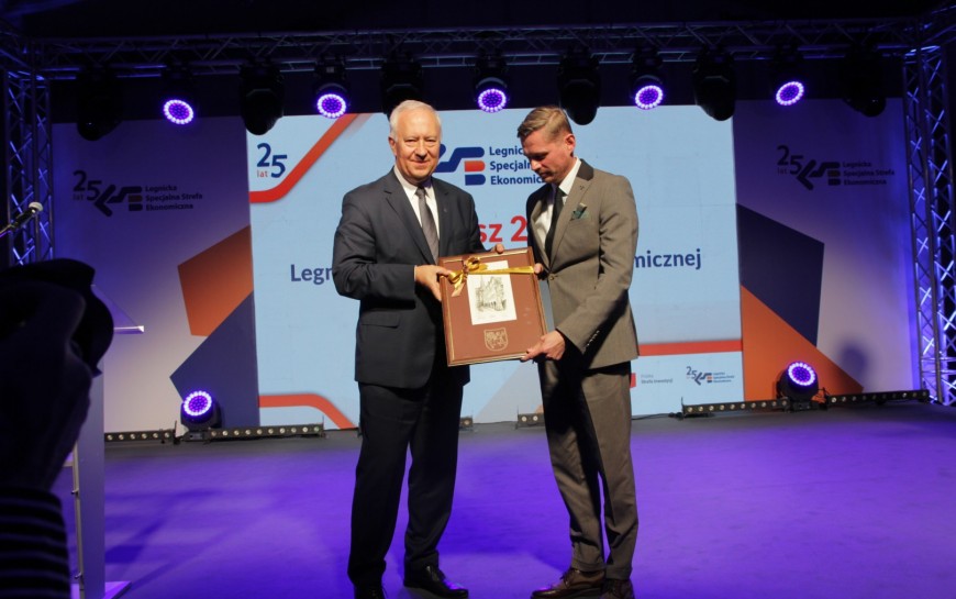 Jubileusz Legnickiej Specjalnej Strefy Ekonomicznej. Życzenia prezydenta